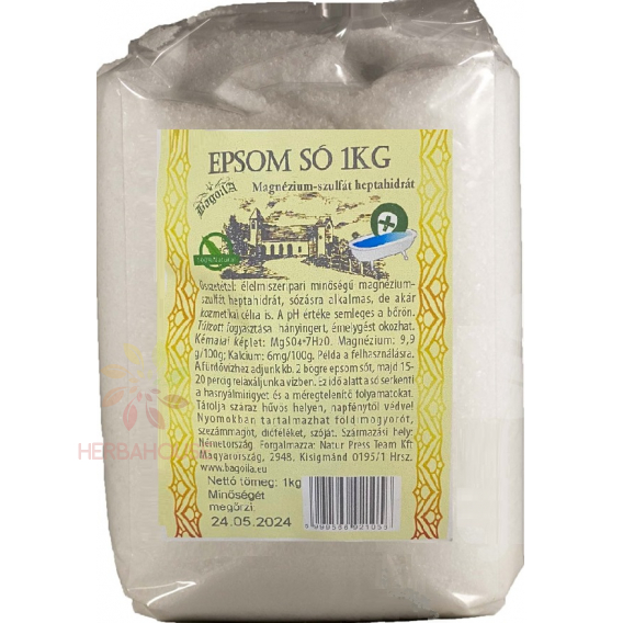 Obrázek pro Bagoila Epsomská sůl (hořká sůl) (1000g)