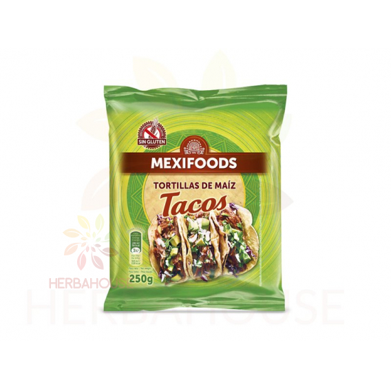 Obrázek pro Mexifoods Bezlepkové Kukuřičné tortilla placky (10ks)