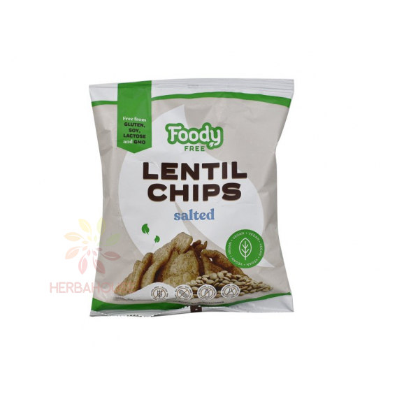 Obrázek pro Foody Free Bezlepkový Čočkový Chips s mořskou solí (50g)