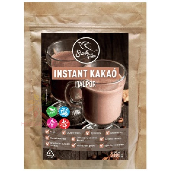 Obrázek pro Szafi Free Bezlepkový Instantný kakaový nápoj v prášku bez pridaného cukru (200g)