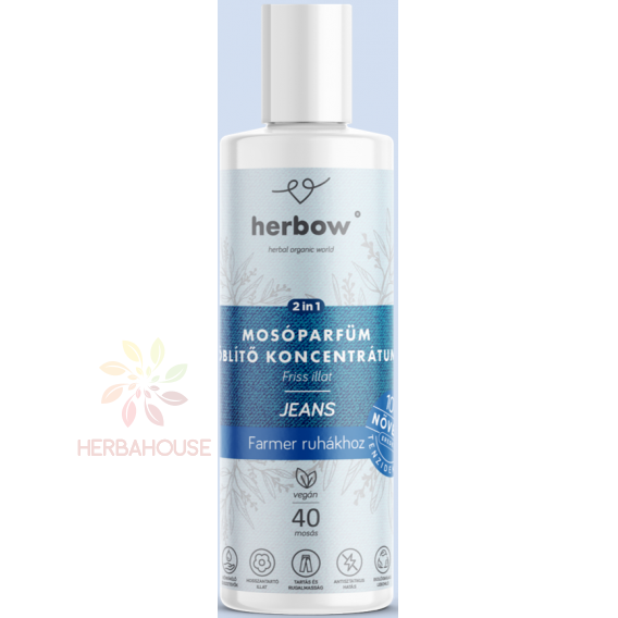 Obrázek pro Herbow 2in1 Jeans Prací parfém - koncentrovaná aviváž Svěží vůně (200ml)