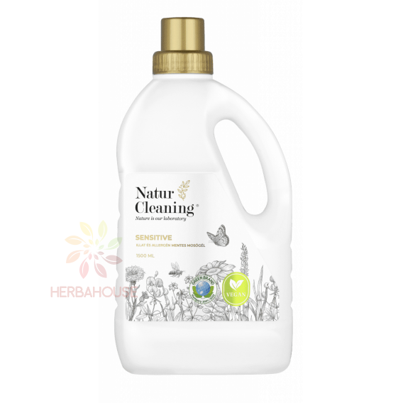 Obrázek pro Natur Cleaning Sensitive Tekutý hypoalergenní prací gel bez vůně a alergenů (4000ml)