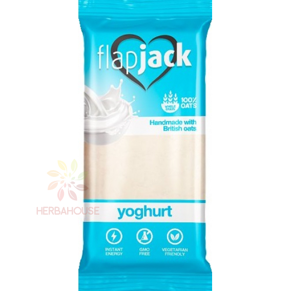 Obrázek pro FlapJack Ovesná tyčinka s jogurtovou příchutí v bílé polevě (100g)