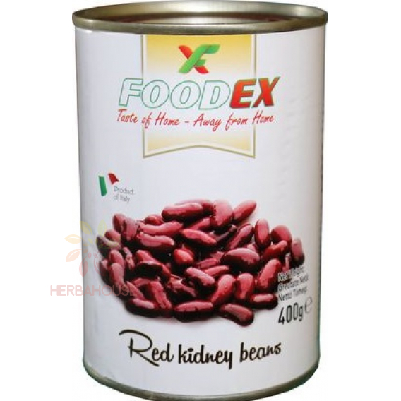 Obrázek pro Foodex Červené fazole ve slaném nálevu (400g)