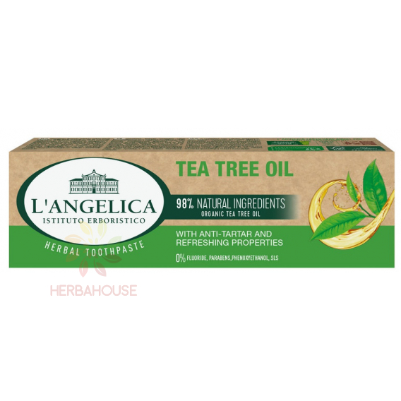 Obrázek pro L´Angelica Bio zubní pasta s Tea Tree olejem (75ml)
