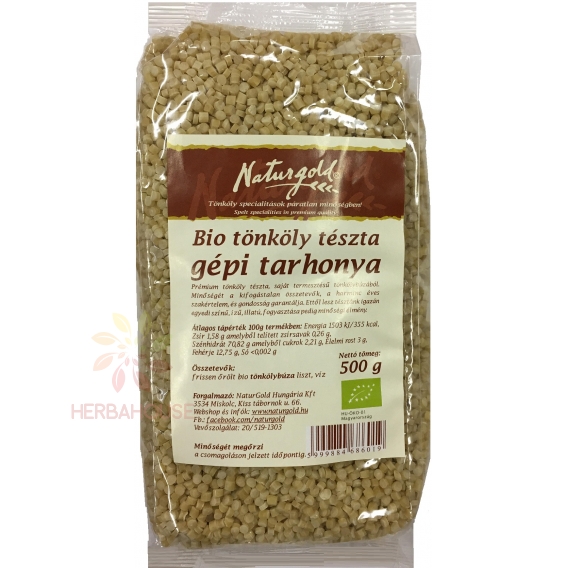 Obrázek pro Naturgold Bio špaldové těstoviny - tarhoňou (500g)