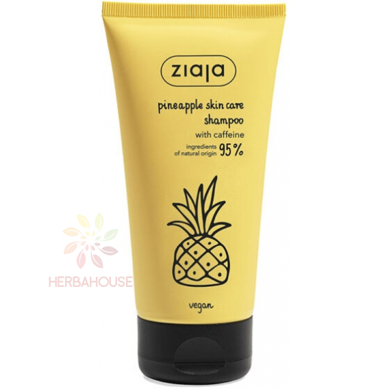 Obrázek pro Ziaja Ananasový šampon s kofeinem - Vegan (160ml)