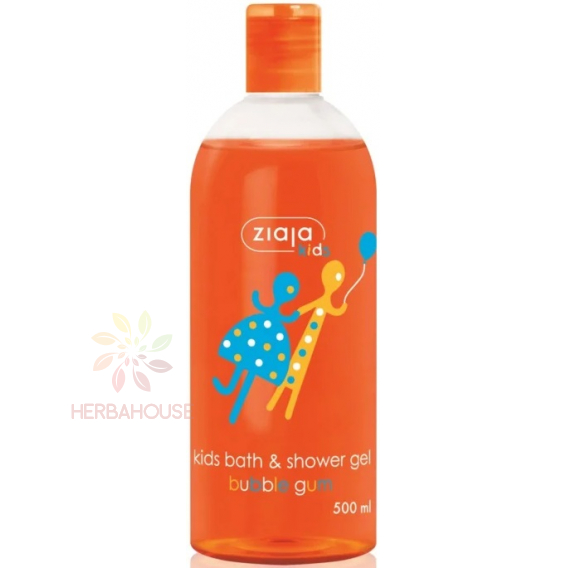 Obrázek pro Ziaja Sprchový gel a pěna do koupele pro děti s vůní ovocné žvýkačky (500ml)