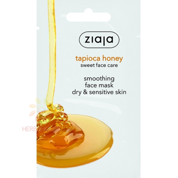 Obrázek pro Ziaja Tapiokovo-medová vyhlazující pleťová maska pro suchou a vyživenou pleť (7ml)