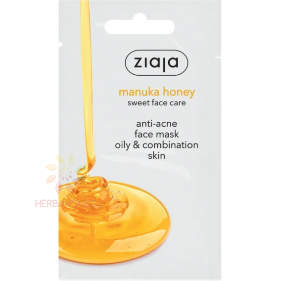 Obrázek pro Ziaja Manukovo-medová pleťová maska proti akné na mastnou a smíšenou pleť (7ml)