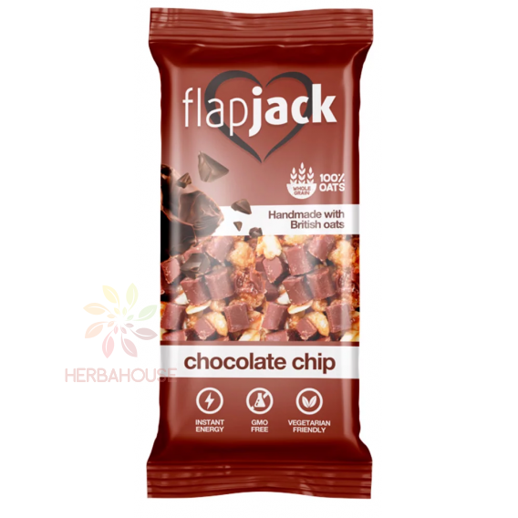 Obrázek pro FlapJack Ovesná tyčinka s čokoládovými kousky (100g)