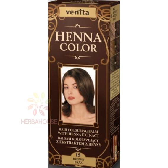 Obrázek pro Venita Henna Color přírodní barva na vlasy 15 - hnědá (75ml)