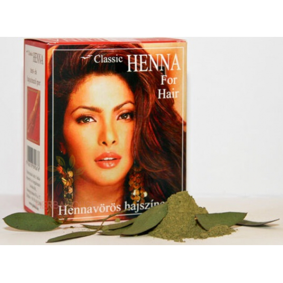 Obrázek pro Classic Henna barva na vlasy v prášku - henna červená (100g)