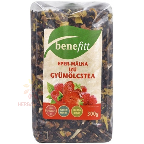 Obrázek pro Benefitt Ovocný sypaný čaj s jahodovou a malinovou příchutí (300g)