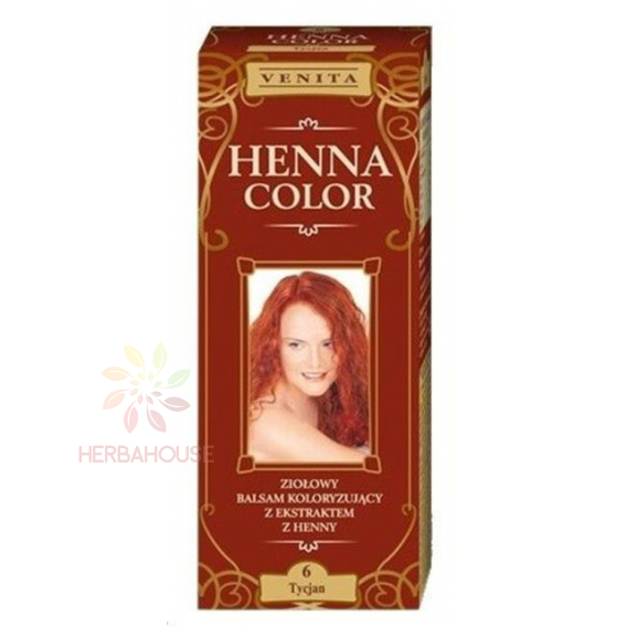 Obrázek pro Venita Henna Color přírodní barva na vlasy 6 - tizianova červená (75ml)