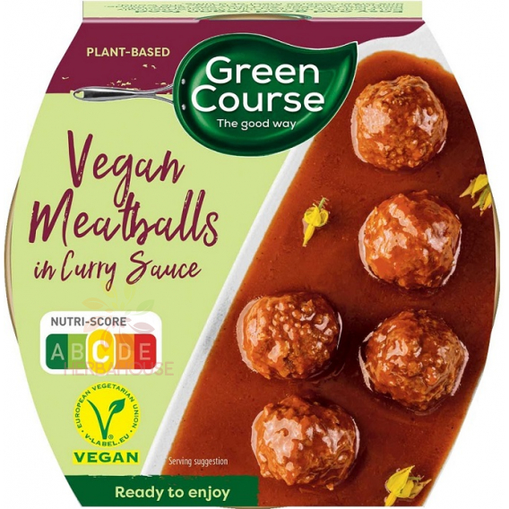 Obrázek pro Green Course Veganské sójové kuličky v rajčatové omáčce (300g)