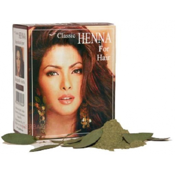 Obrázek pro Classic Henna barva na vlasy v prášku - zlatohnědá (100g)