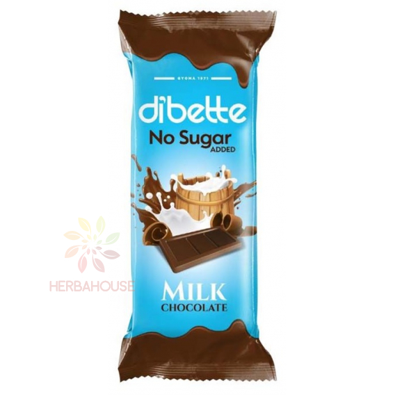 Obrázek pro Dibette Mléčná čokoláda se sladidlem (20g)