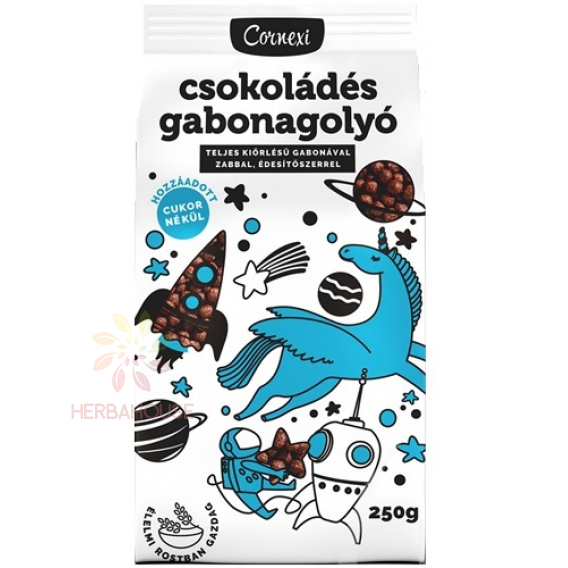 Obrázek pro Cornexi Celozrnné cereální kuličky kakaové se sladidlem (250g)