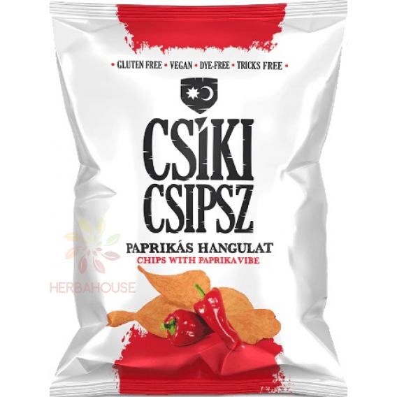 Obrázek pro Csíki Chips Bezlepkové bramborové chipsy s paprikovou příchutí (50g)