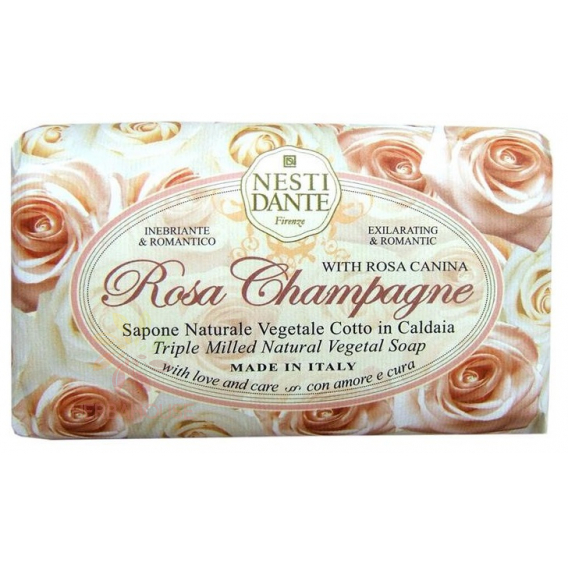 Obrázek pro Nesti Dante Rosa Champagne mýdlo růže a šampaňské (150g)