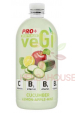 Obrázek pro PRO+ Vegetables Nesycený nízkoenergetický nápoj s vitamínem C, B3, B5, B9 a sladidly - okurka, citron, jablko, máta (750ml)