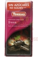 Obrázek pro Torras Bezlepková hořká čokoláda s jahodou bez přidaného cukru (75g)